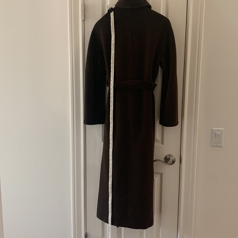 MaxMara Manuela Coat, Lana Cashmere Wool full Length, versatile neck, Size 8 - Picture 9 of 16